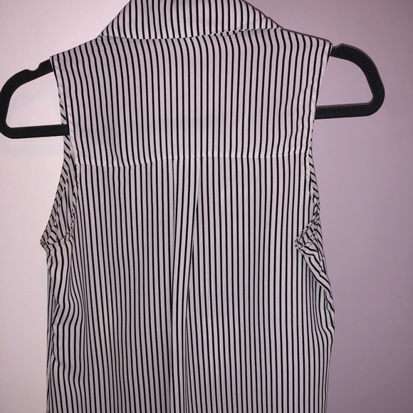 Striped button down blouse - Picture 2 of 3
